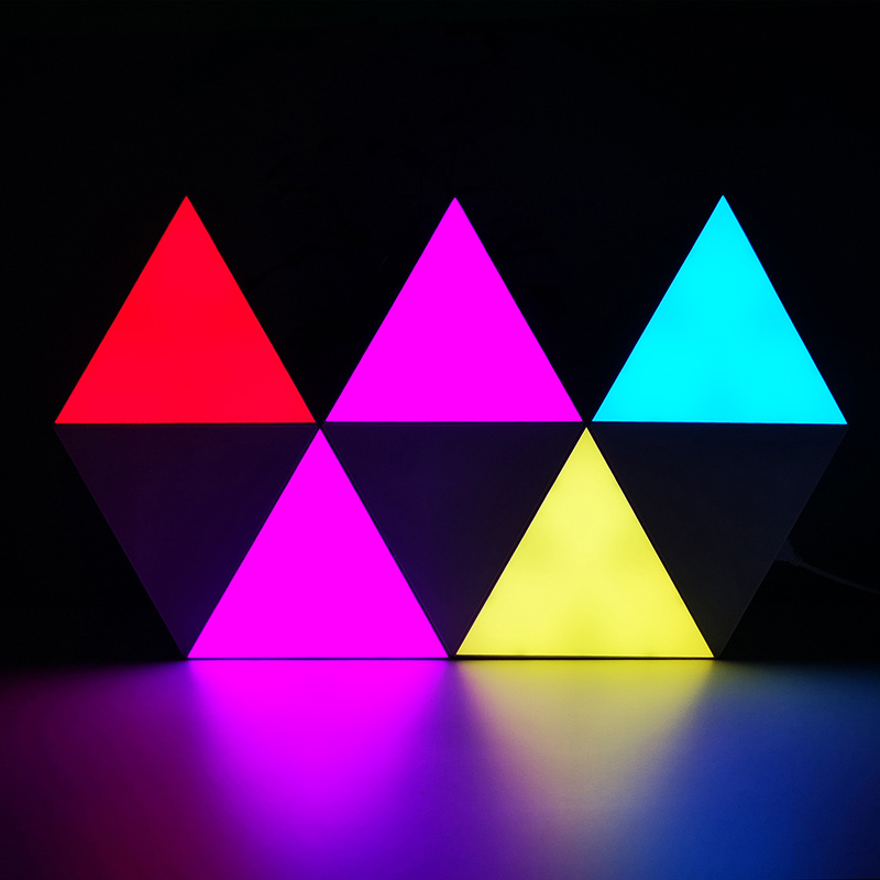 Lumières LED hexagonales - 7 lumières LED - Bluetooth