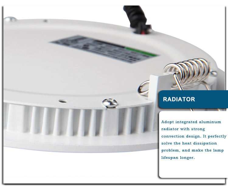 4. round recessed led panel