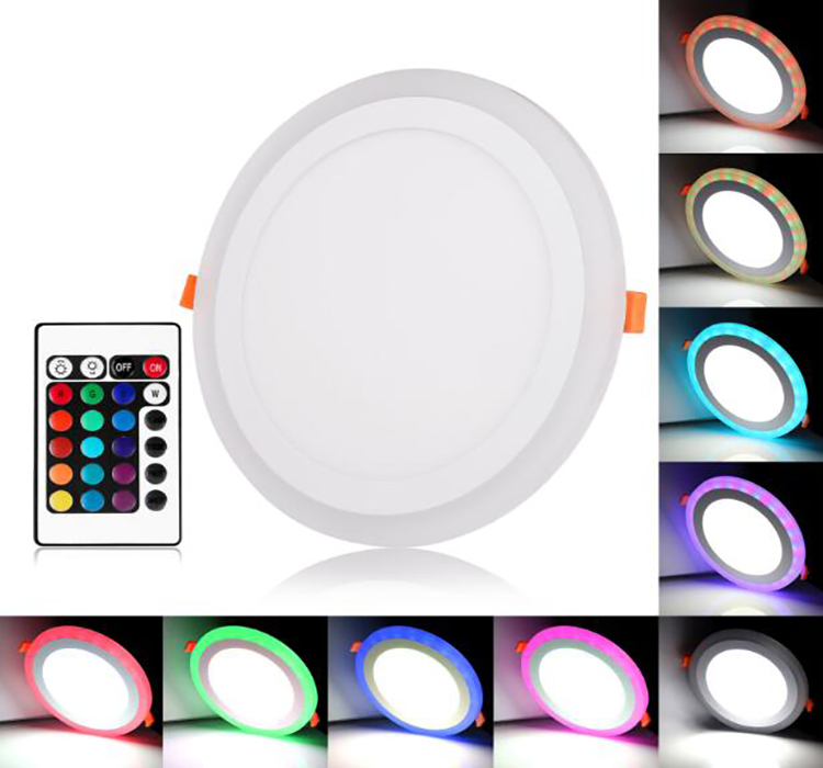 2. 3w RGB Round LED Panel Light